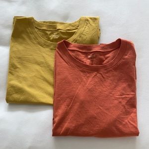 Two Madewell T-shirts Sz L